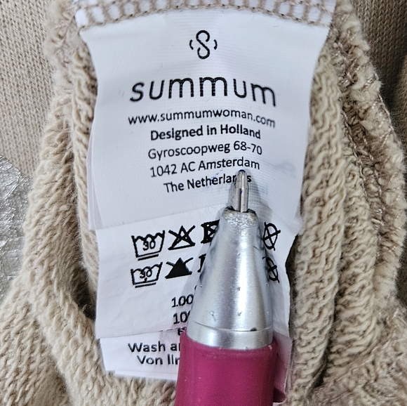 Summum Woman Gold Foil Moon Sweatshirt Size M Minimalist - Picture 13 of 13